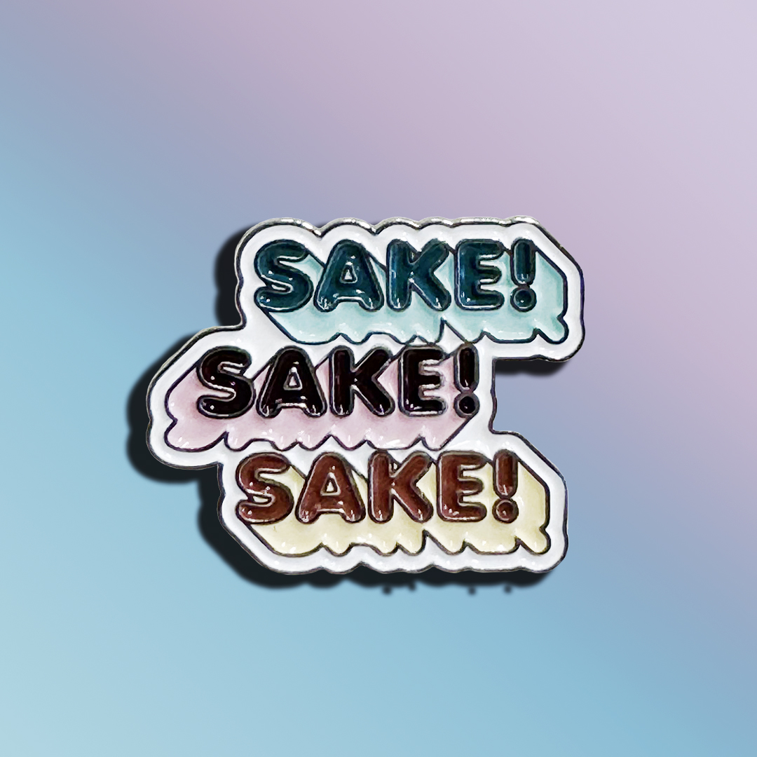 Enamel Sake Pins